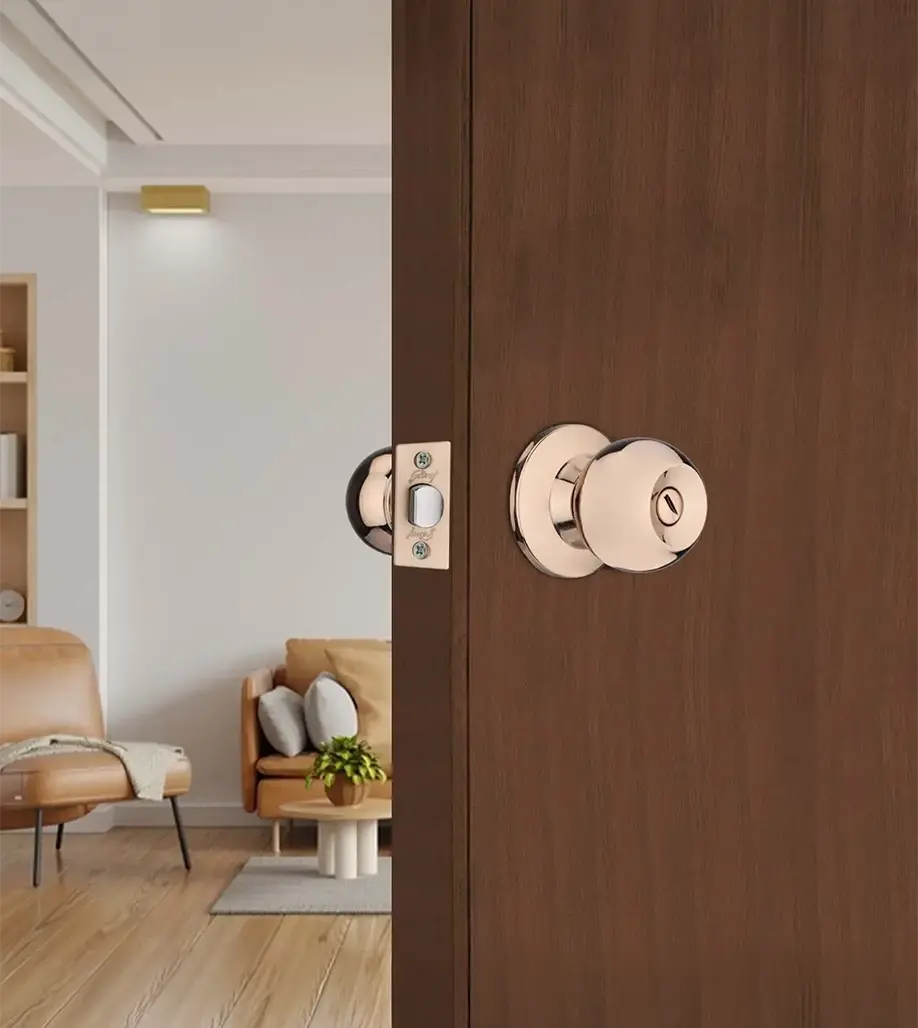 Godrej Classic Cylindrical Locks - with Key (60 mm) Model 5836 Rose Gold Finish
