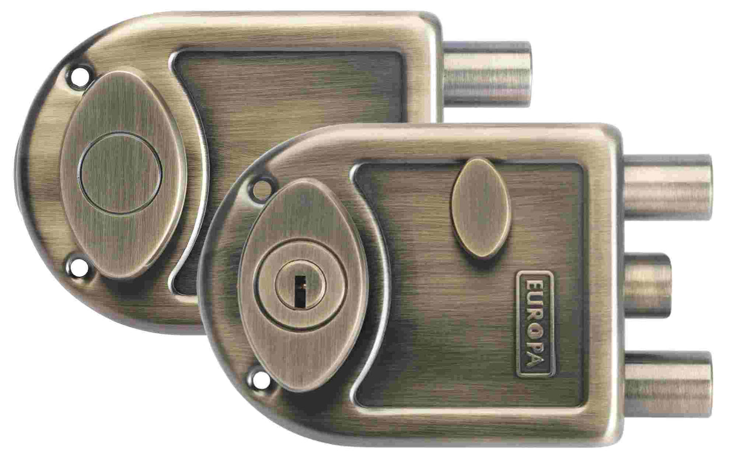 Europa Main Door Lock T921911AB Protekto (Combo Pack) Antique Finish