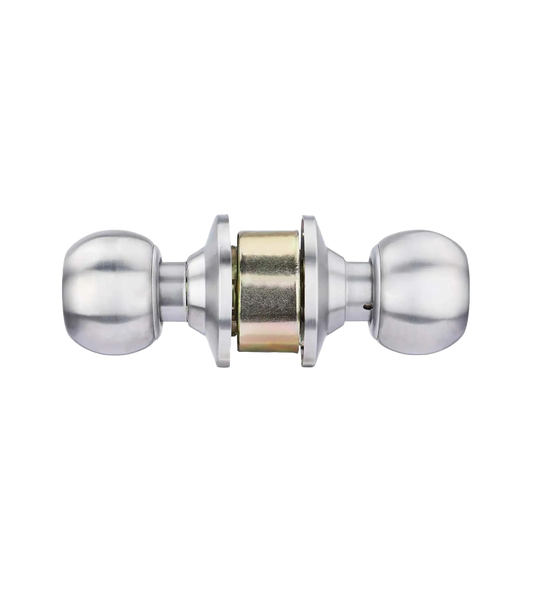 Godrej Door Cylindrical Lock Classic Cylindrical Lock with Key SS Finish 60mm Code 5808