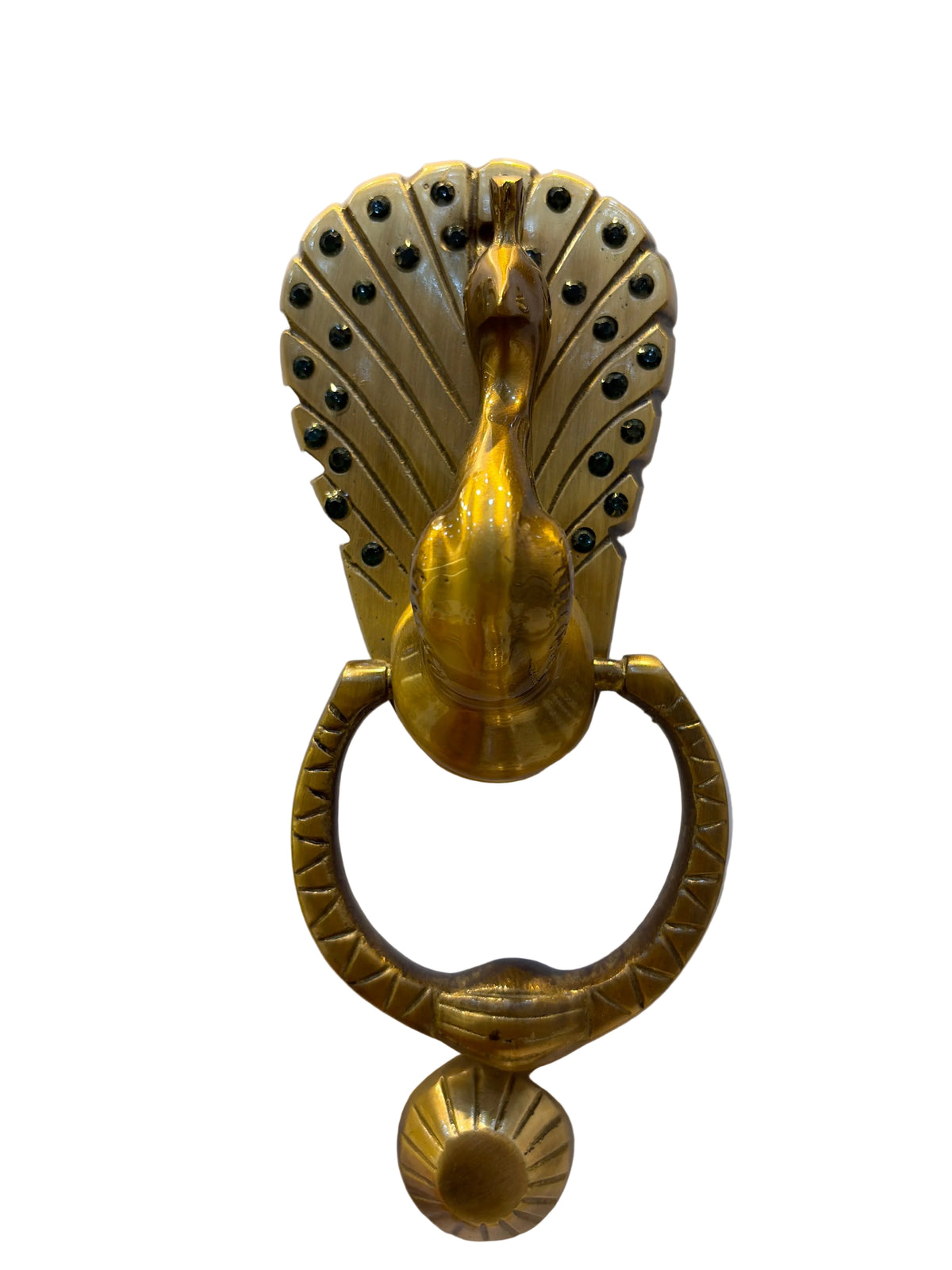 Door Knocker 6"inch Brass Antique model Mayur HR