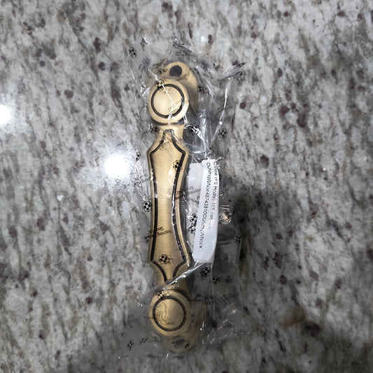Brass Door Handle Calice Antique Finish 165mm Front Screws PP