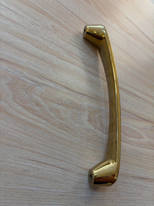 Door Handle Gajanan 237mm Brass Material PVD Gold Finish PP