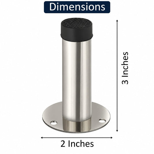 SS Door Silencer 75mm SS Matt Finish PP