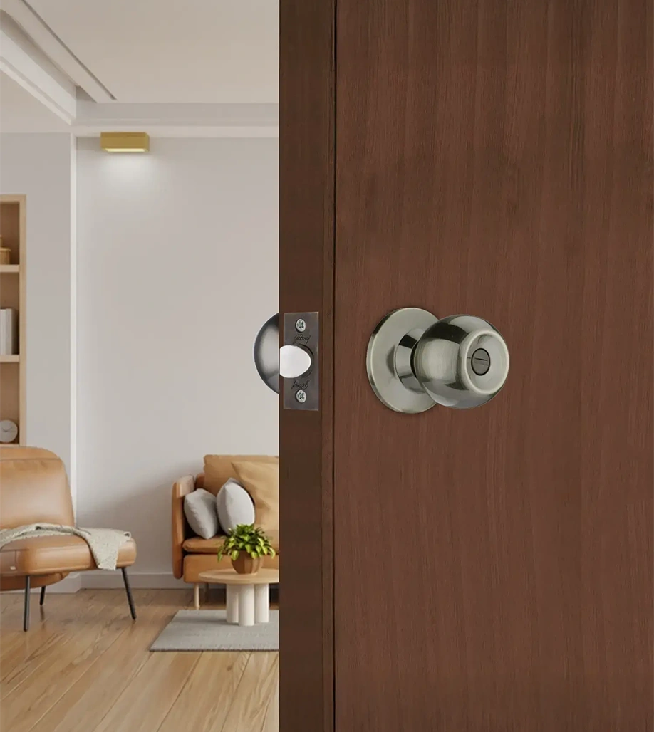 Godrej Classic Cylindrical Locks - Keyless (60 mm) Model 5806 Antique Finish