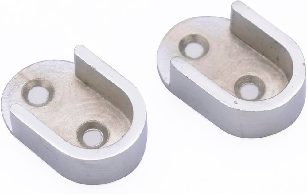 Oval Socket Set(2 pcs) (For Oval Pipe Bracket) Size 3/4" Aluminium Material A105 DRT