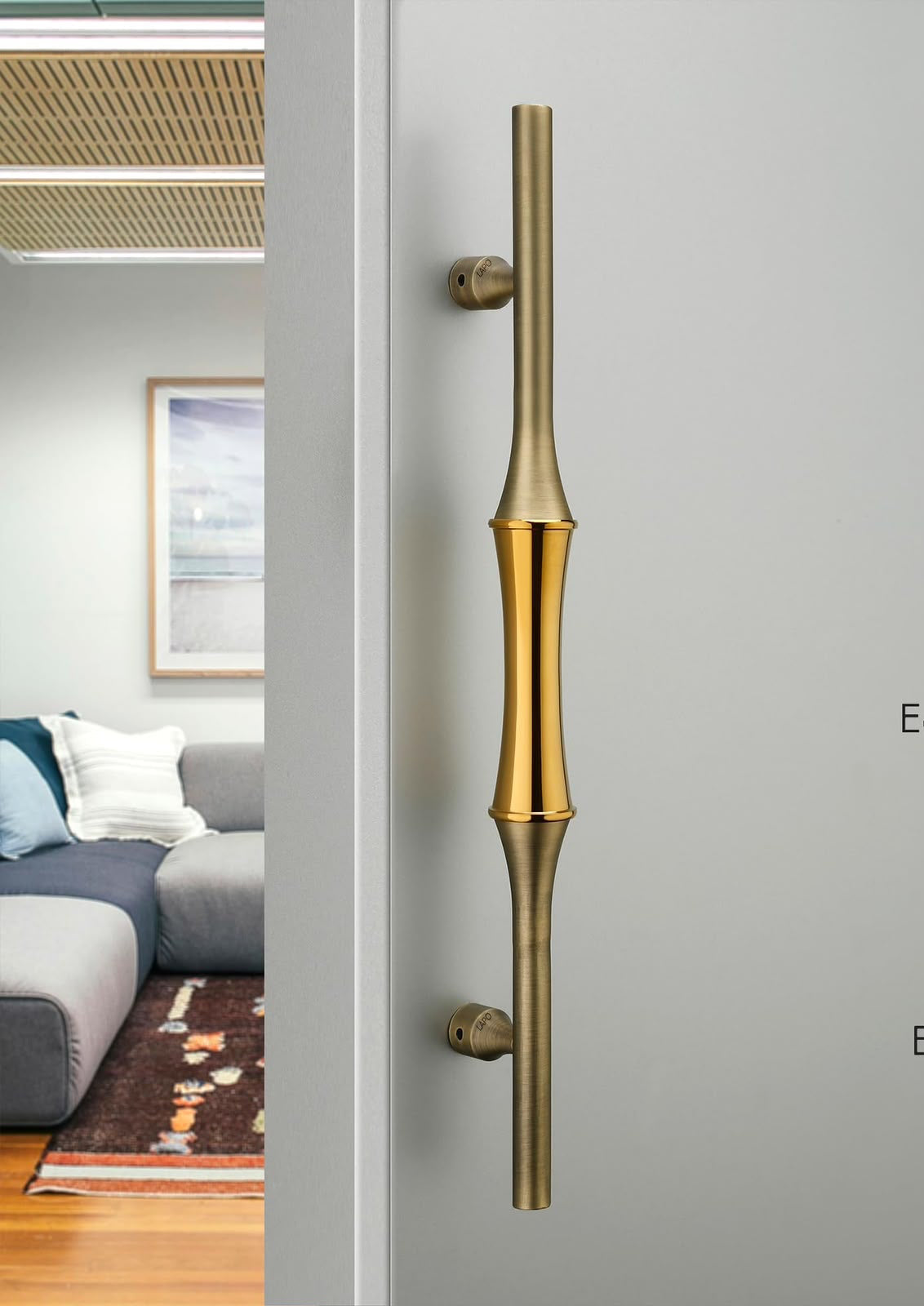 Main Door Handle 300mm Antique Gold Finish DDH5161 DC