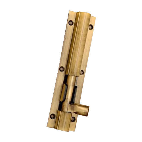 Tower Bolt 12mm Round 8" Brass Material Antique Finish B327 DRT