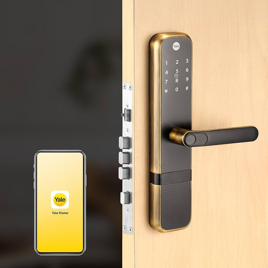 Yale Digital Lock Zuri combo with Access Bridge Antique Finish code Yzuri/AB/BD