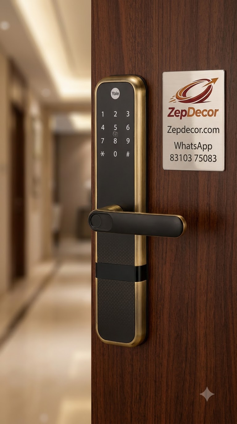 Yale Digital Lock Zuri combo with Access Bridge Antique Finish code Yzuri/AB/BD