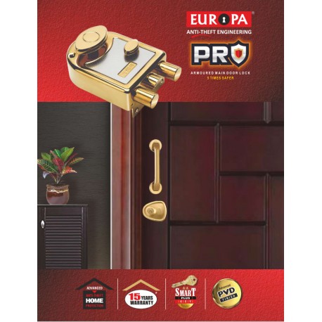 Europa Main Door Lock T911AB Pro Antique Finish
