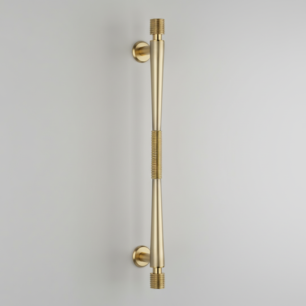Door Pull Handle PSH309 300mm SS Material Matt Antique Brass PVD Gold Mirror Finish PP