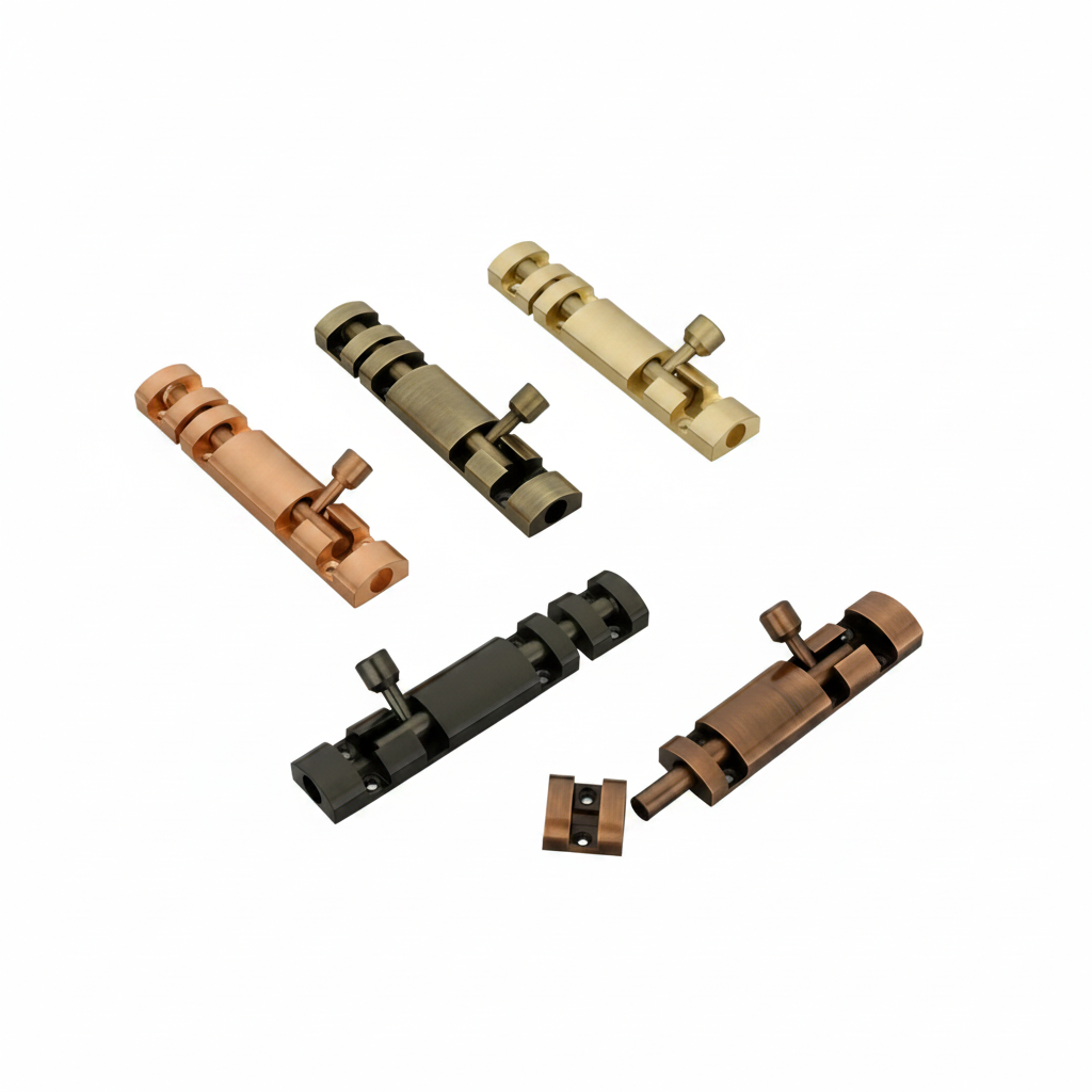 Tower Bolt 12mm Xylo 18" Aluminium Material Antique Finish Doorito