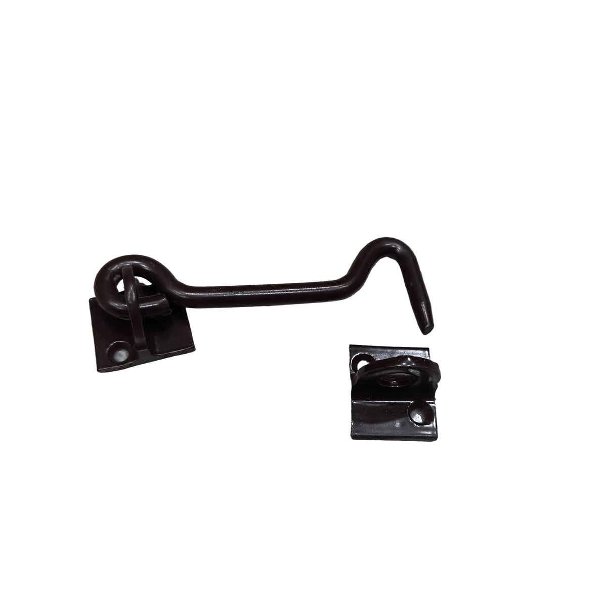 Gate Hook 4" inch PC Brown Square Plate HR