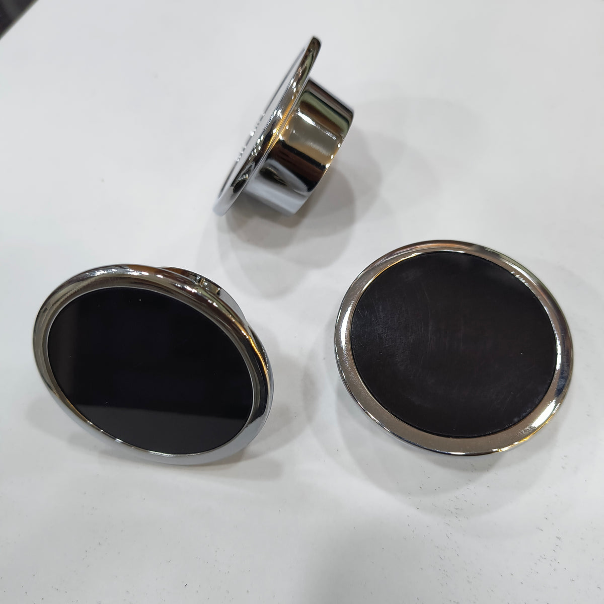Drawer Knob DK157 (RC157) CP Black Finish Big size DC
