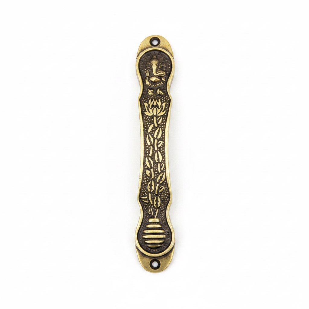 Brass Door Handle Vinayak Size 165mm Brass Material Antique Finish PP