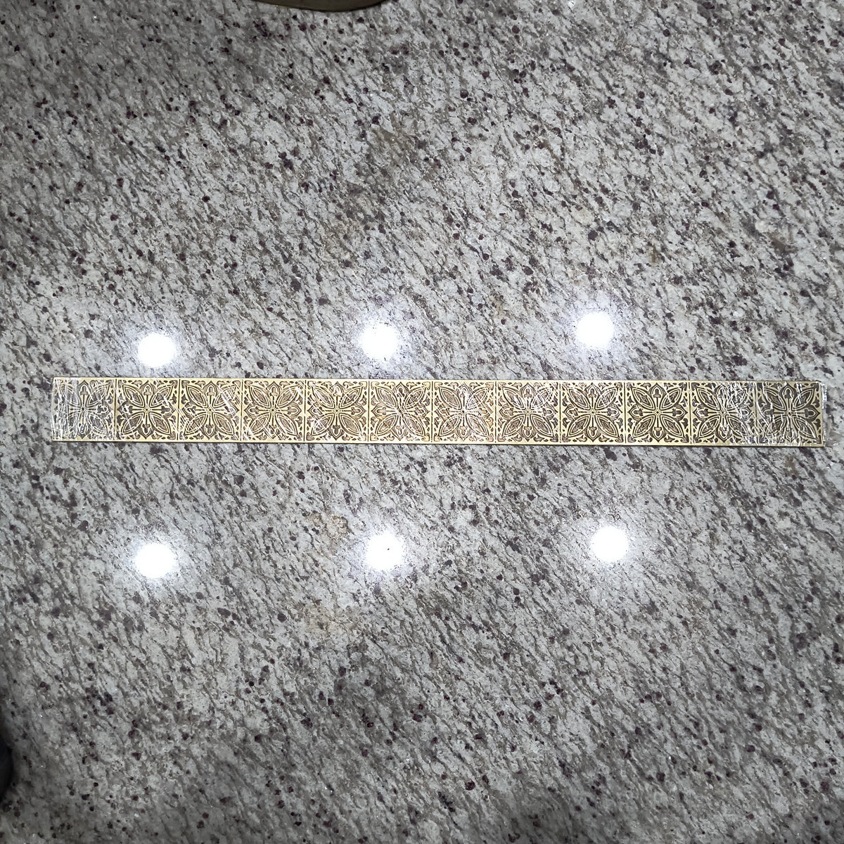 Strip 4 Brass Material Antique Finish 50x600mm PP