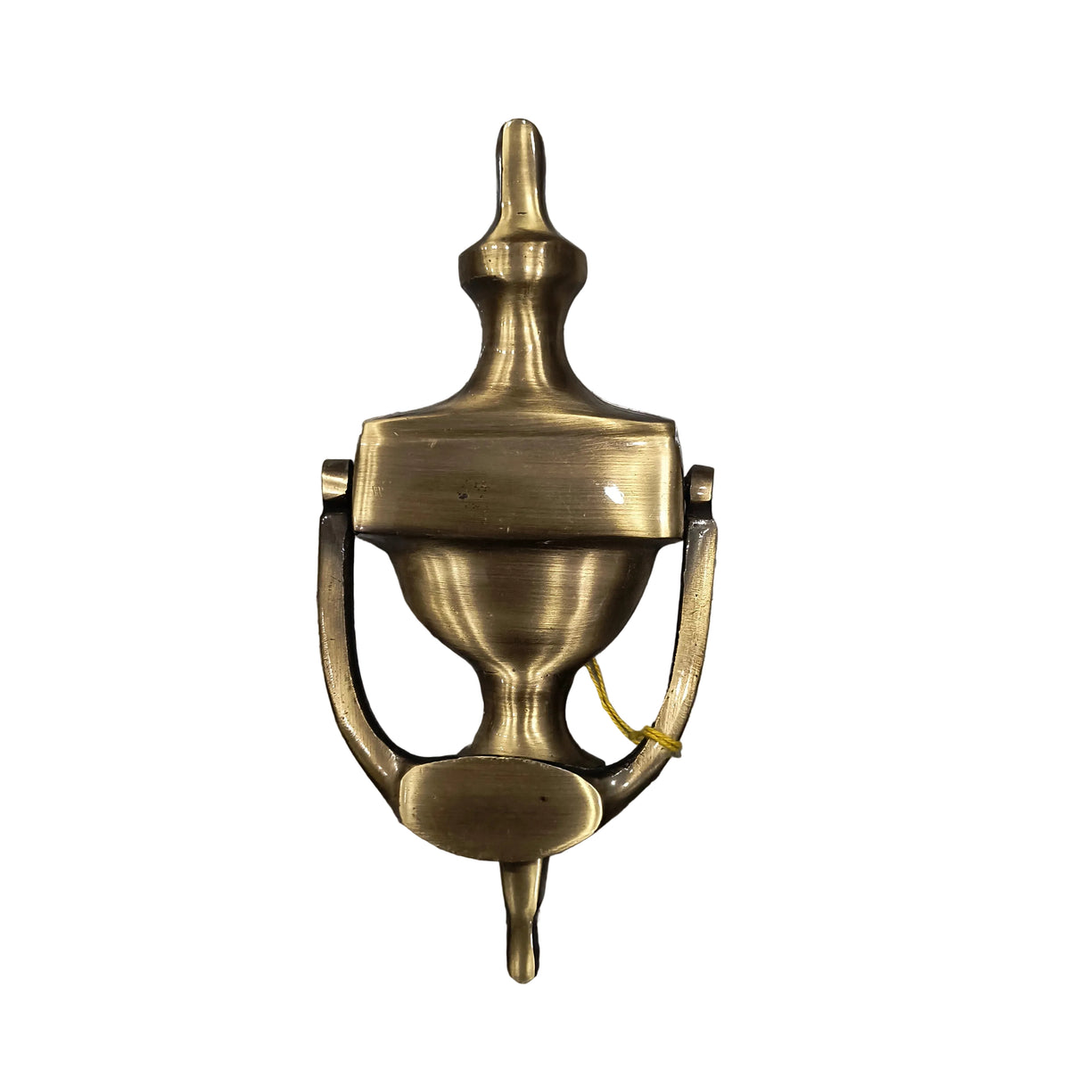 Knocker Plain 8" Brass Antique HR