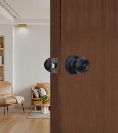 Godrej Classic Cylindrical Locks - with Key (60 mm) Model 5838  Matte Black Finish