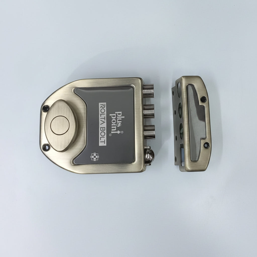 Rolta Bolt Main Door Lock SSK Matt Antique Brass Finish MDL120 PP