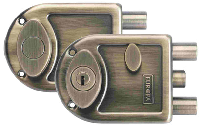 Europa Main Door Lock T921911AB Protekto (Combo Pack) Antique Finish