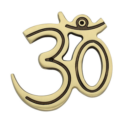 OM God Status 150x150mm Brass Material Antique Finish PP