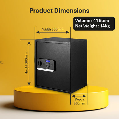 Yale Stellar 390/DB2 41 Liters Digital Electronic Safe Locker (Biometric)