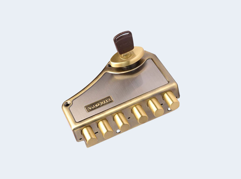 Europa Main Door Lock H341AB Hexabolt Antique Finish