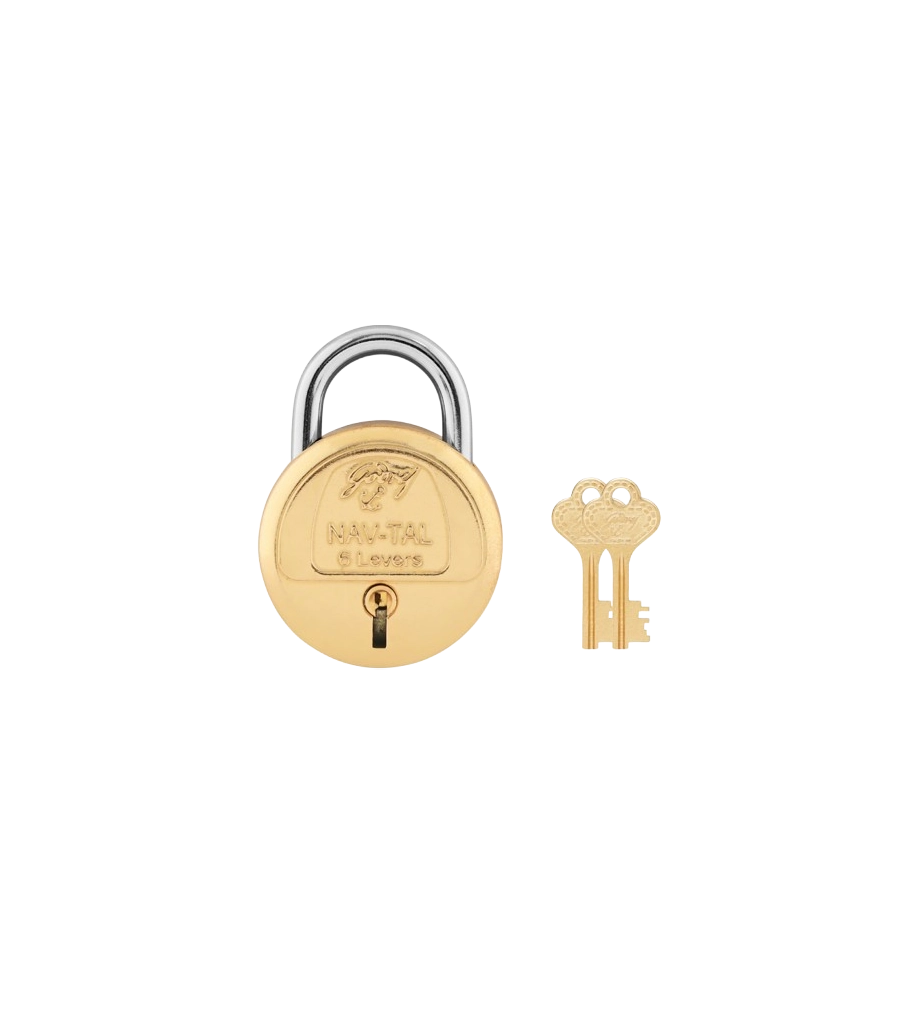 Godrej Padlock Nav-Tal 6 Levers 3 Keys Code 3279