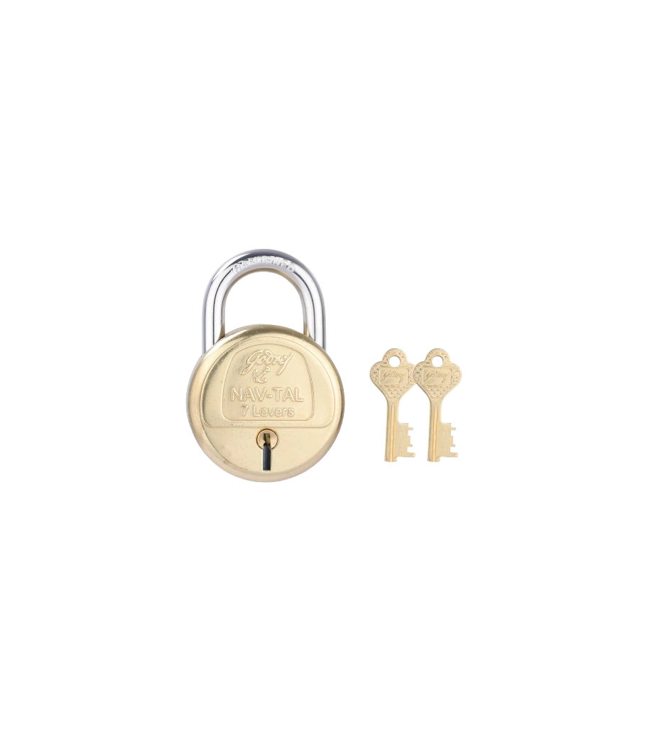 Godrej Padlock Nav-Tal 7 Levers 4 Keys Code 7169