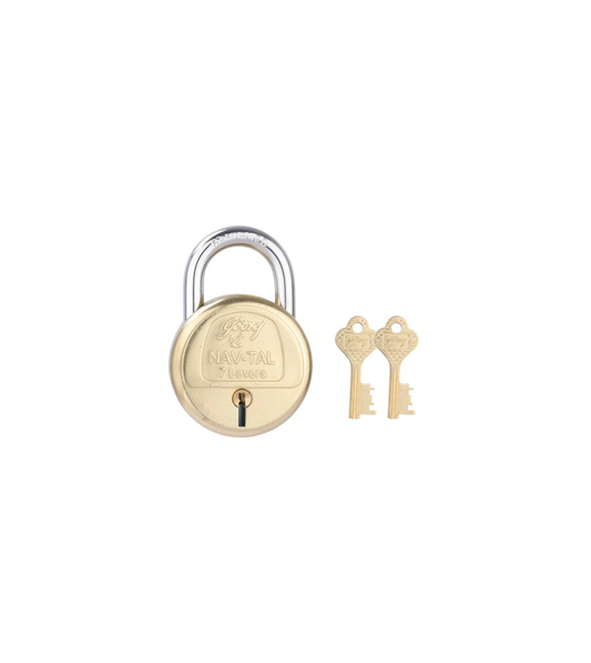 Godrej Padlock Nav-Tal 7 Levers 4 Keys Code 7169