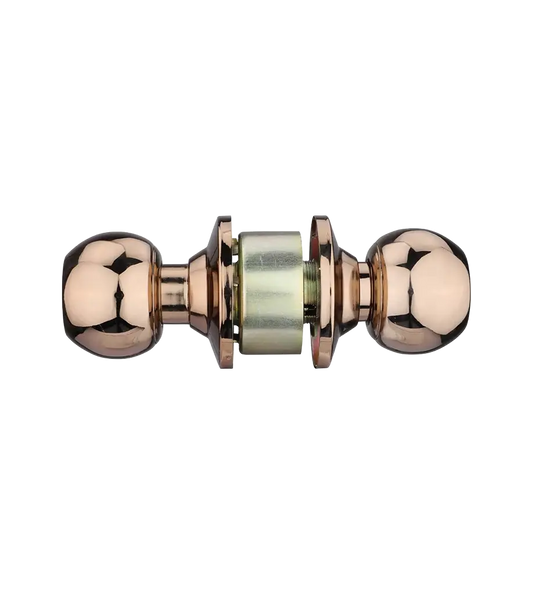 Godrej Door Cylindrical Lock Cylindrical Lock without Key (for Bathroom) Rose Gold Finish Code 5836