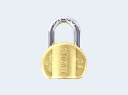 Europa Diamant Padlock Model L358BM  Lock 9.5mm Shackle 58mm