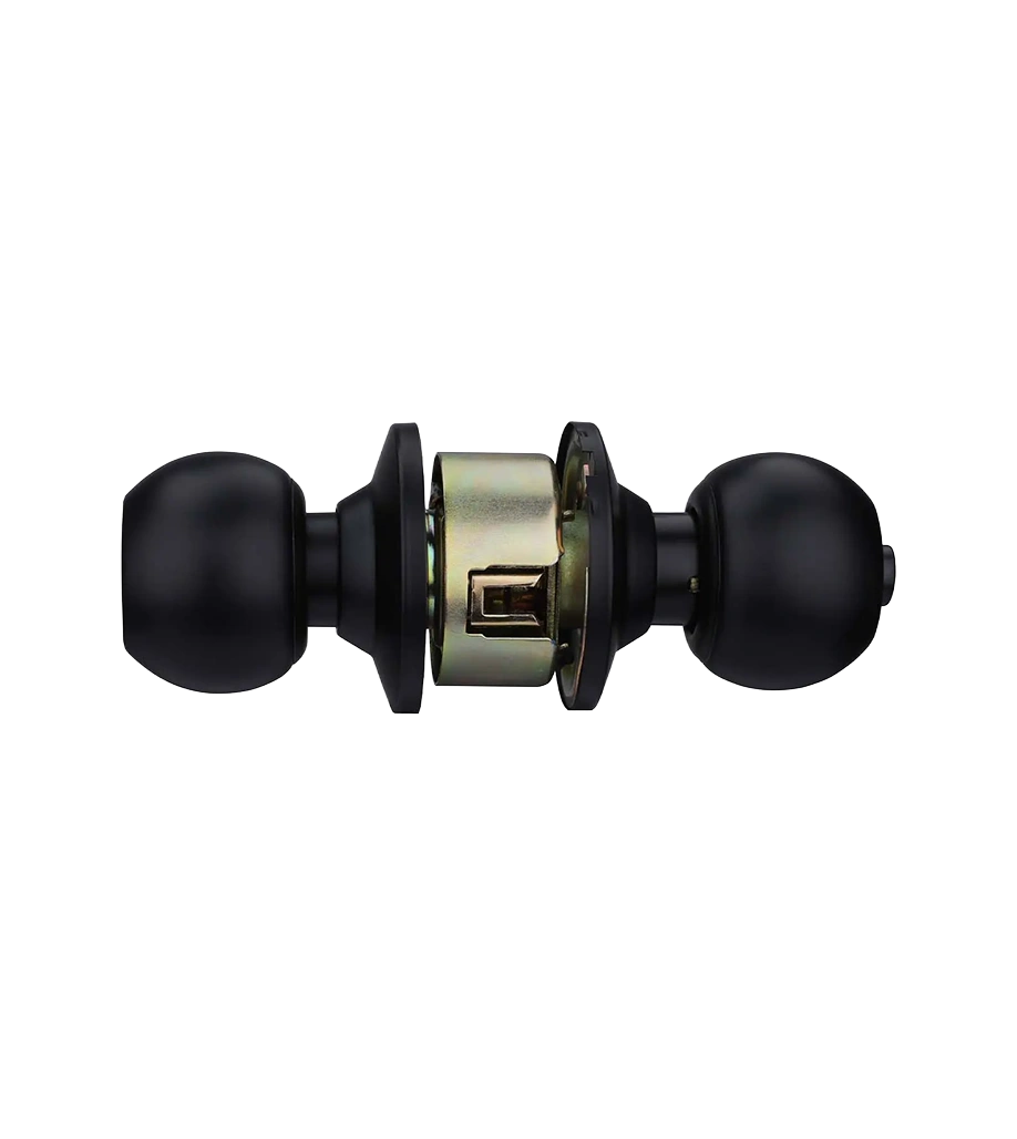 Godrej Classic Cylindrical Locks - with Key (60 mm) Model 5838  Matte Black Finish