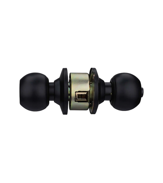 Godrej Classic Cylindrical Locks - with Key (60 mm) Model 5838  Matte Black Finish
