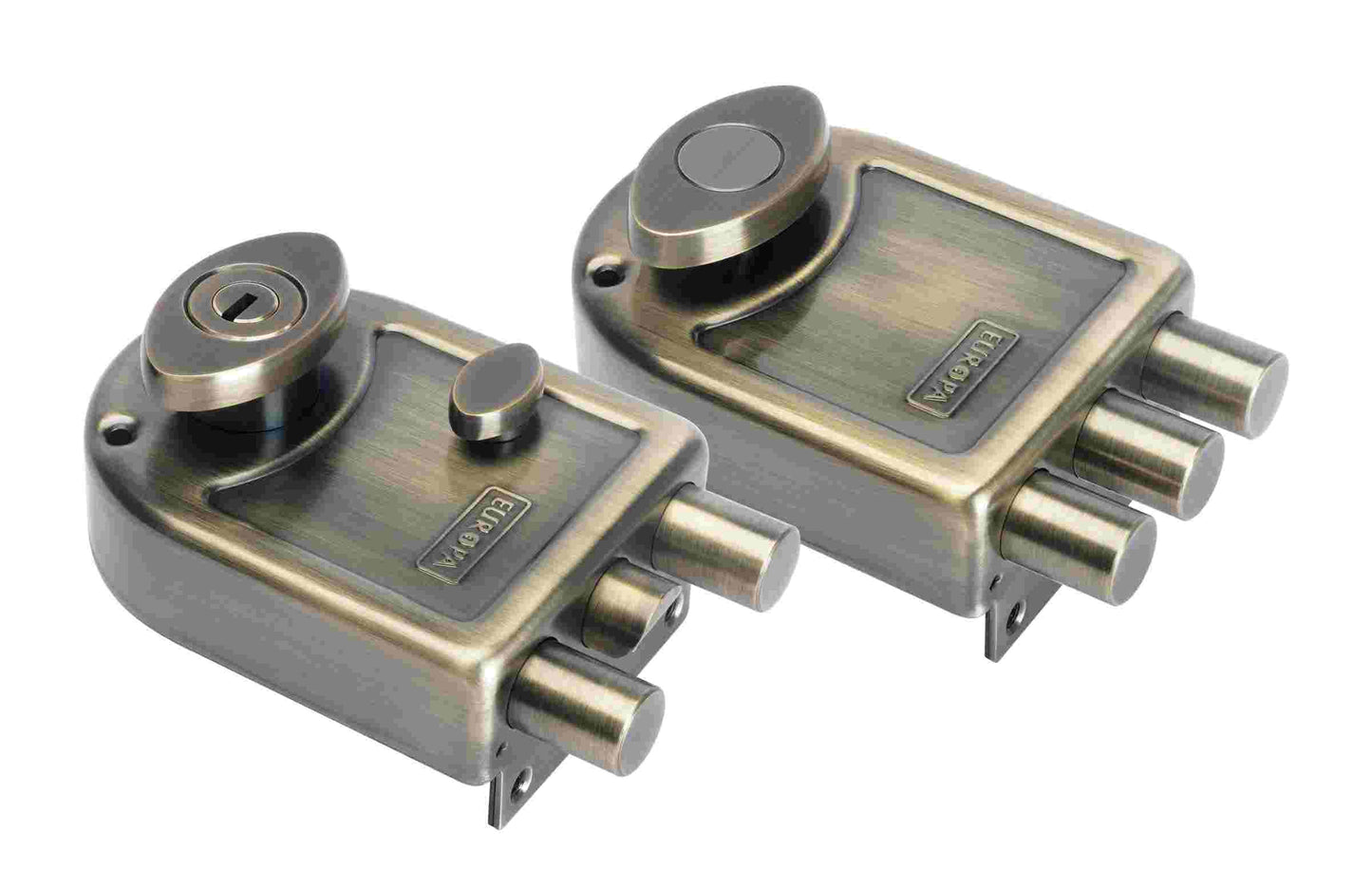 Europa Main Door Lock T921911AB Protekto (Combo Pack) Antique Finish