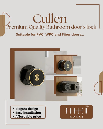 PVC Door Lock Cullen Gold