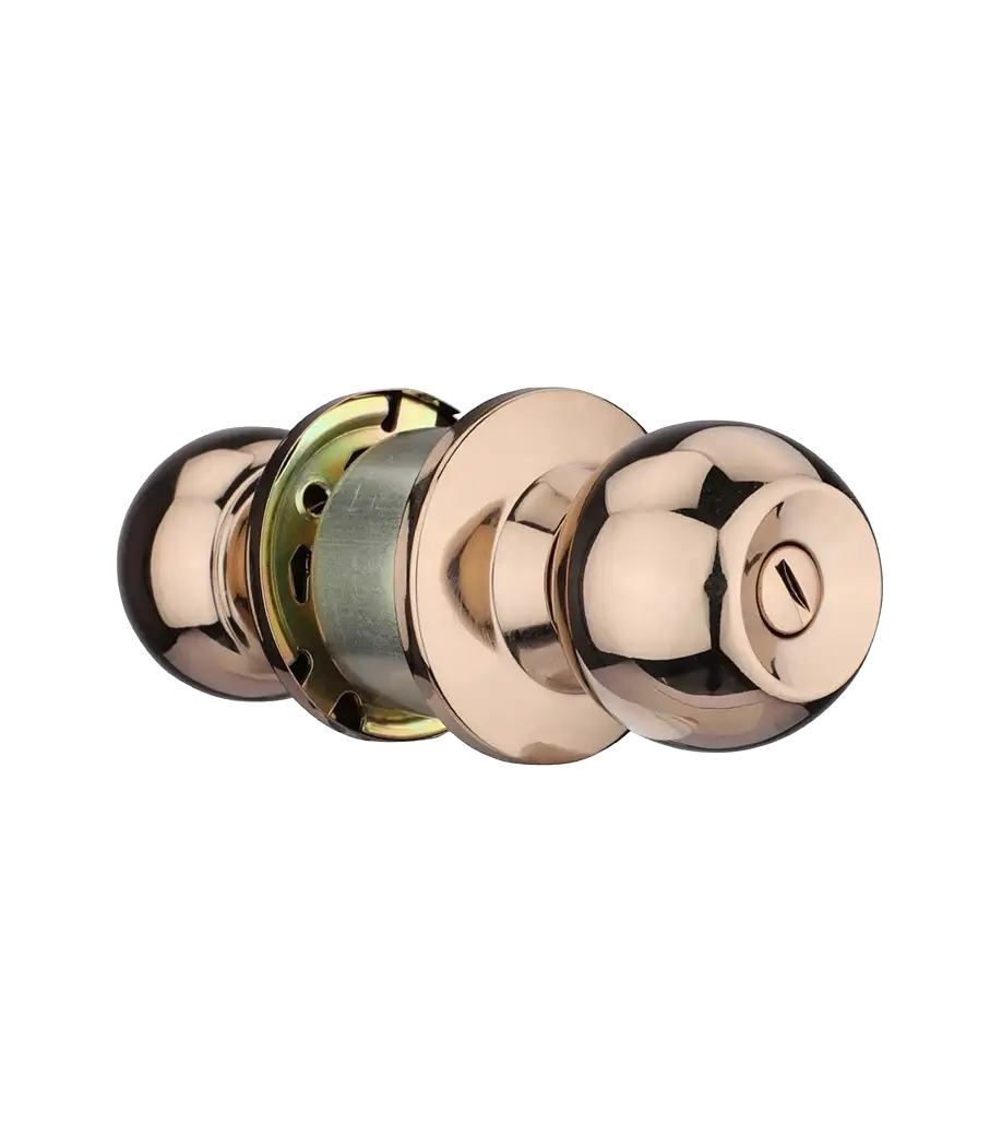 Godrej Door Cylindrical Lock Cylindrical Lock without Key (for Bathroom) Rose Gold Finish Code 5836