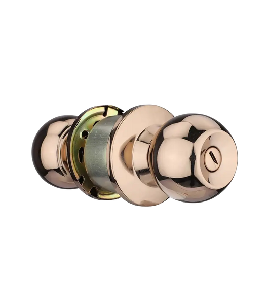 Godrej Door Cylindrical Lock Cylindrical Lock without Key (for Bathroom) Rose Gold Finish Code 5836