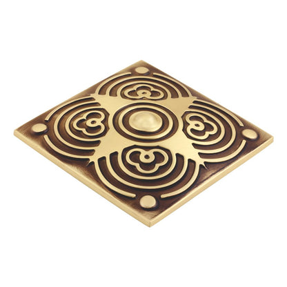 Dom Brass Antique model DSP2 size 150x150mm PP