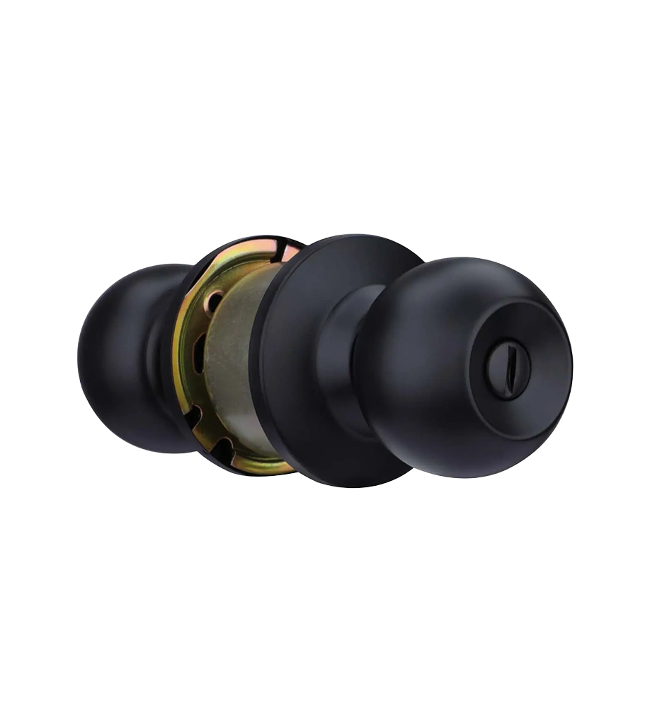 Godrej Classic Cylindrical Locks - with Key (60 mm) Model 5838  Matte Black Finish