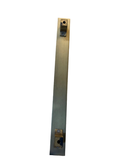 Brass Door Handle Mars 15" Antique Finish Boltage