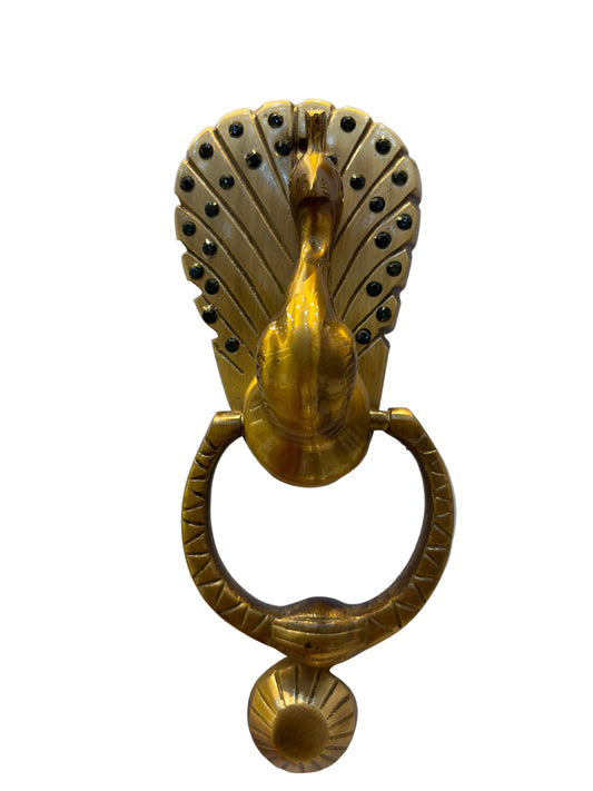 Door Knocker 6"inch Brass Antique model Mayur HR