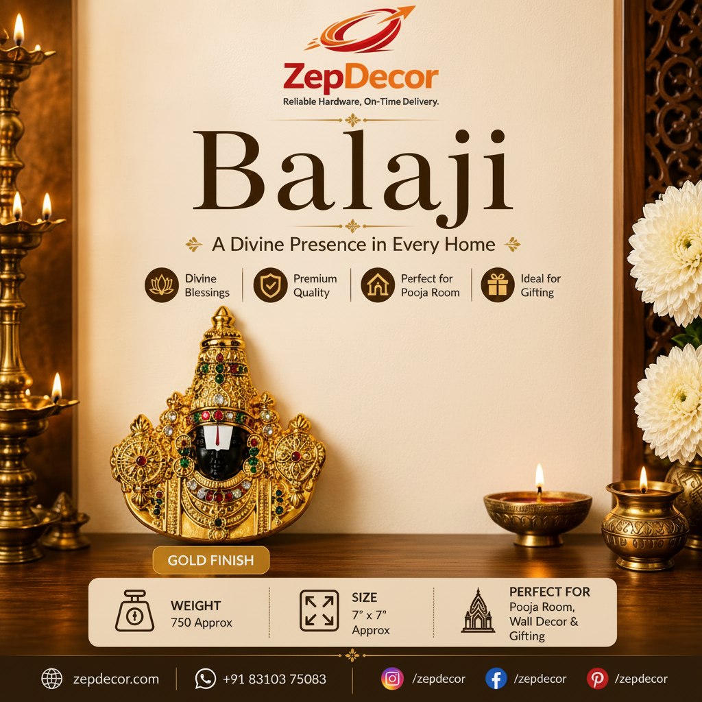 Fancy Balaji Brass Gold HR