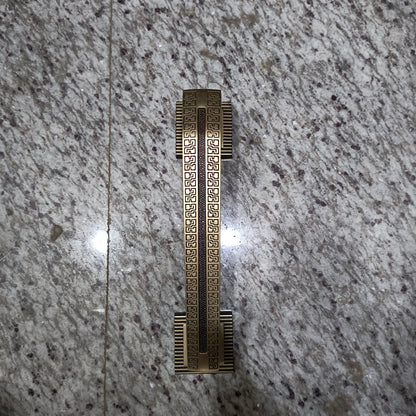 Brass Door Handle Model Matrix Brass Material Antique Finish PP