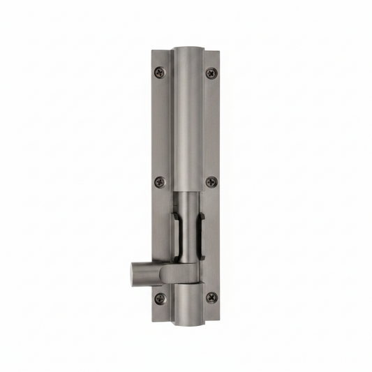 Brass Tower Bolt Matt Graphite Finish Legend