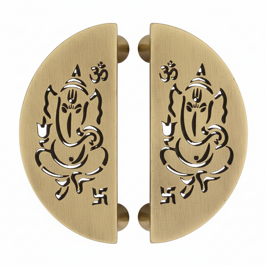 Door Handle 120mm Model Ganesh ji PSH200 SS Material Antique Finish PP