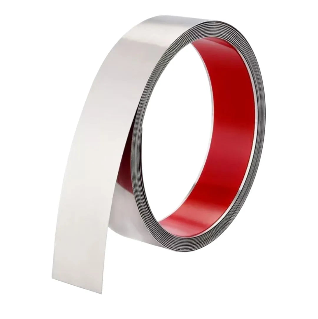 Stainless Steel Self Adhesive Strip Roll 5mtr length