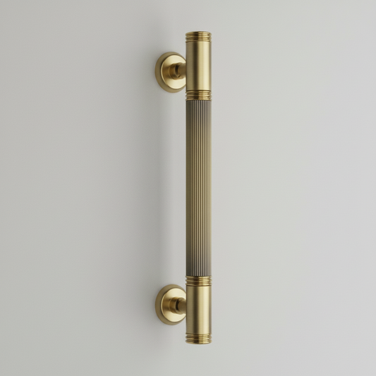 Door Pull Handle PSH308 32x450mm SS Material Matt Antique Brass PVD Gold Mirror Finish PP