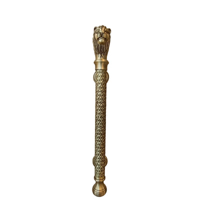 Main Door Door Pull Handle Roar (Lion) 32x300mm Brass Material Antique Finish PP