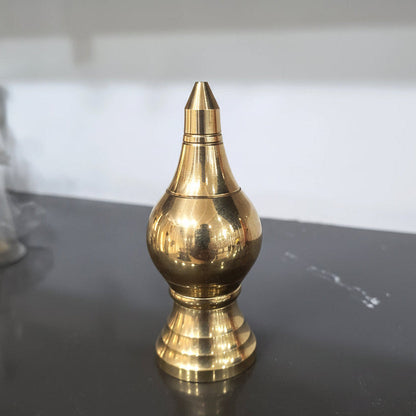 Brass Temple Kalash Gold Finish